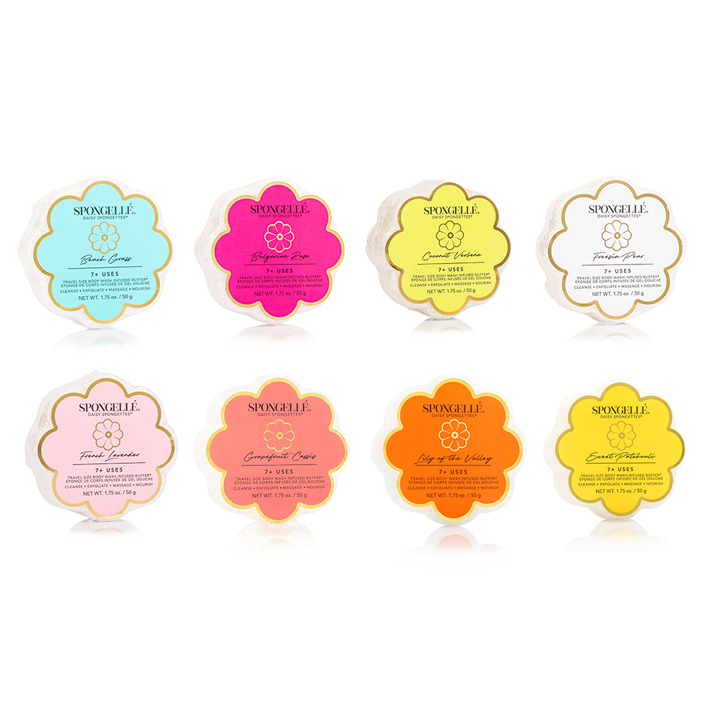 Daisy Spongette Assorted Pack – Spongellé Daisy Spongette Assorted Pack – Spongellé