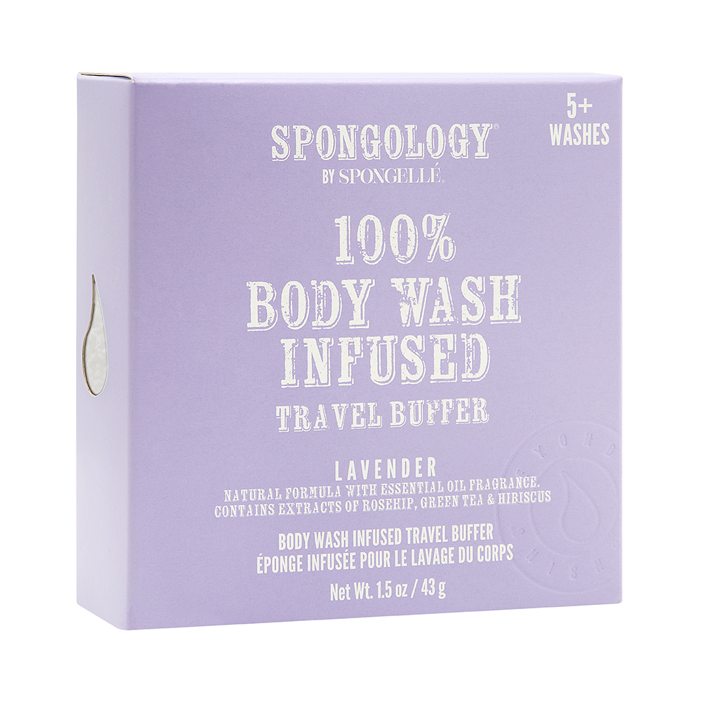 Lavender Travel Buffer | Spongology