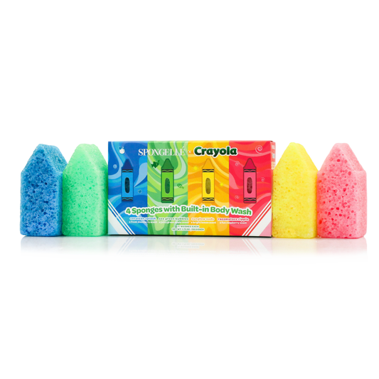 Crayola Body Wash Infused Buffer Gift Set