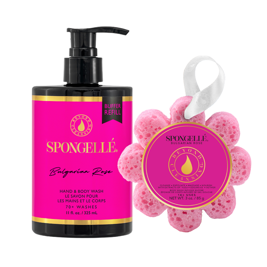 Bulgarian Rose Wild Flower & Body Wash Refill Set