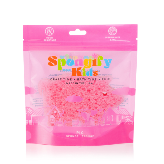 Pig Farm Animals Spongify™ Bath Sponge for Kids