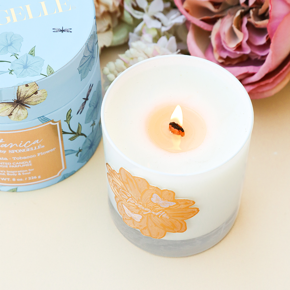 tobacco candle Tobacco 7 oz Botanical Candle in Scotch Glass tobacco candle Tobacco 7 oz Botanical Candle in Scotch Glass