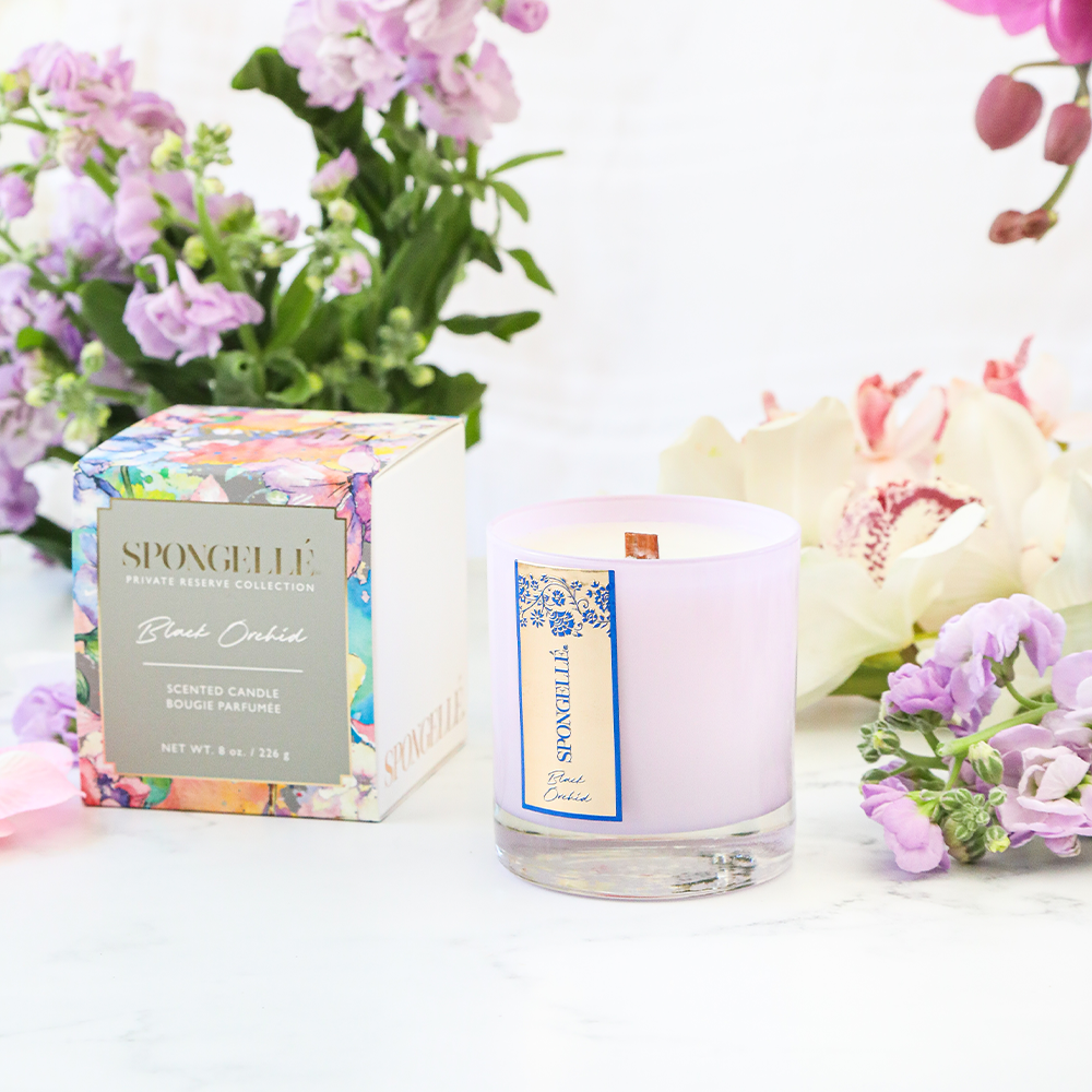 SPONGELLÉ Private Reserve Body Buffer – Eucalyptus Rain, Luxuriöser Duschschwamm