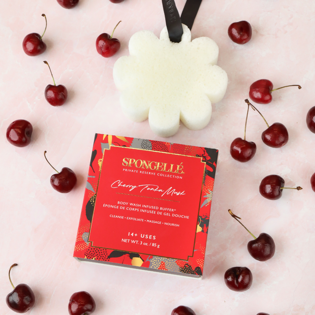 Cherry Tonka Musk | Boxed Flower – Spongellé Cherry Tonka Musk | Boxed Flower – Spongellé